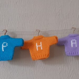Alphabet Jumper Bunting Knitting Pattern