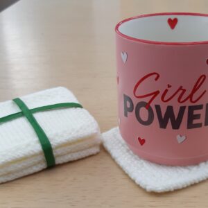 Classic Coaster Collection: Raspberry downloadable knitting pattern