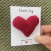 Knitted Red Heart