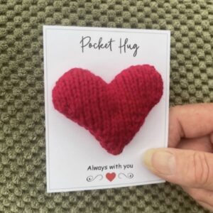 Knitted Red Heart